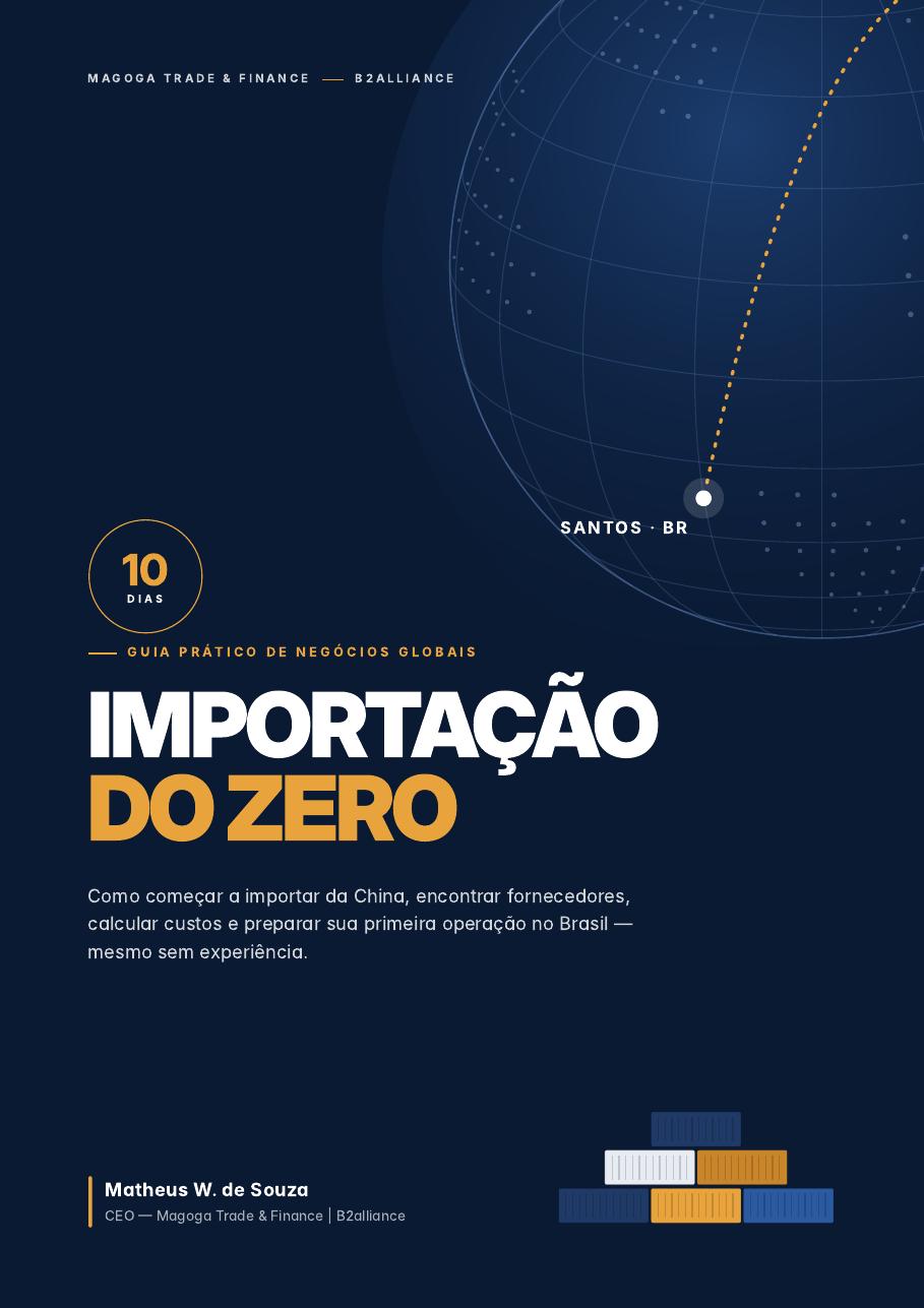 Capa do eBook Importação do Zero